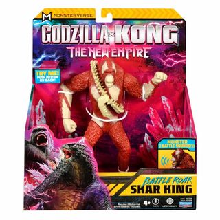 Playmates Toys ゴジラ x コング 7インチ バトルロア スカーキ(その他)