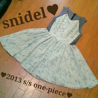 スナイデル(SNIDEL)のsnidelワンピース ▼値下げしました(ミニワンピース)