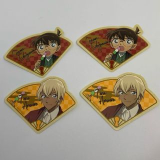 名探偵コナン 江戸川コナン 安室透 AUTUMN フェア 特典 ステッカー(キャラクターグッズ)