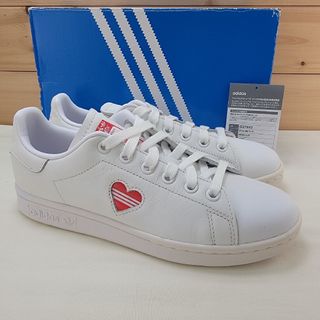 スタンスミス(STANSMITH（adidas）)のアディダス スタンスミス ハート/レッド 本革 22.5cm(スニーカー)