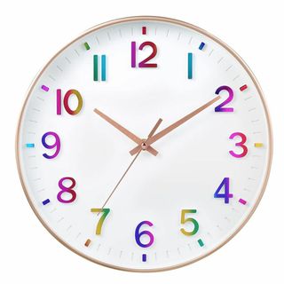 掛け時計 おしゃれ 北欧 連続秒針 静音 壁掛け時計 夜間秒針停止 掛時計 自宅