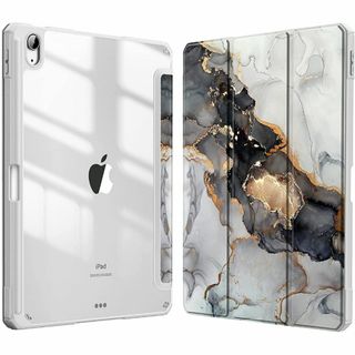 【色:柄Xマーブルブラック】Fintie iPad Air 11インチ ケース 
