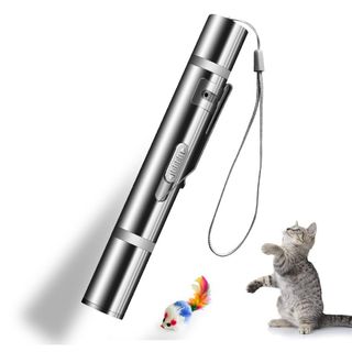 【在庫処分】Evedon猫用おもちゃ，USB充電式ねこおもちゃ7in1多機能LE(猫)