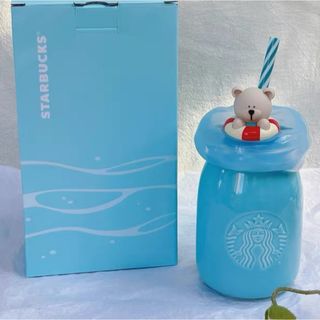 スターバックス　サマー　ブルー　ディオン　マグカップ　ベアリスタ　カップ