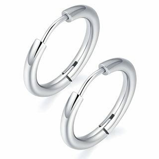 【新着商品】swars フープピアス ピアス リングピアス 男女兼用 両耳 2個(その他)