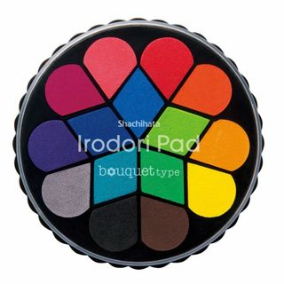 【新着商品】シヤチハタ スタンプ台 イロドリパッド ブーケタイプ HPR-15B(その他)