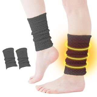 [QQOLi] 【着る足湯】 レッグウォーマー 保温 密着設計 あたため レディ