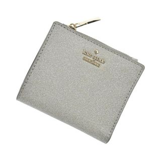 ケイトスペードニューヨーク(kate spade NEW YORK)のkate spade new york 財布・コインケース  シルバー 【古着】【中古】【送料無料】(財布)