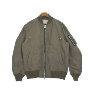 サカイ(sacai)のsacai サカイ ミリタリーブルゾン XL 茶 【古着】【中古】【送料無料】(ミリタリージャケット)