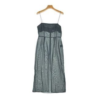 トゥデイフル(TODAYFUL)のTODAYFUL トゥデイフル ワンピース M 紺 【古着】【中古】【送料無料】(ひざ丈ワンピース)