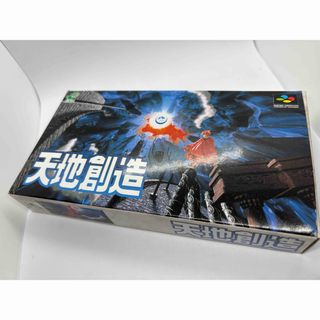 【美品】天地創造 スーパーファミコン ソフト 箱説ハガキ付き