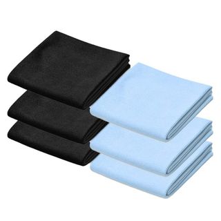 【新着商品】[Marcea] メガネ拭きクロス【6枚-20x20cm】 超極細繊
