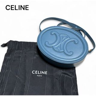 セリーヌ(CELINE)のCELINE セリーヌ オーバル トリオンフ ショルダーバッグ デニム(ショルダーバッグ)