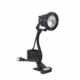 【在庫セール】LED クリップライト 小型 防雨 防水型 電球色 7W 60W 