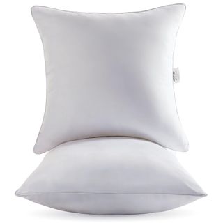 【特価商品】Deconovo クッション 中身 2枚セット 55x55cm ホワ