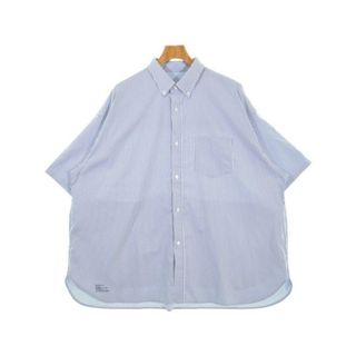 FreshService フレッシュサービス カジュアルシャツ M 青 【古着】【中古】【送料無料】(シャツ)