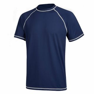 [Hyzhwl] ラッシュガード メンズ 半袖 水着 tシャツ UPF50+ 接