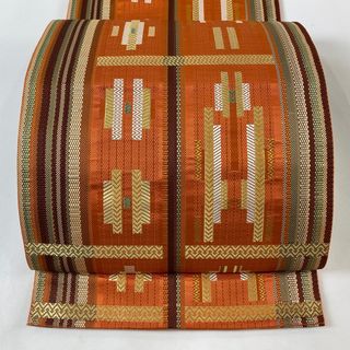 名古屋帯 優品 正絹 【中古】(帯)