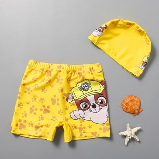 パウパトロール パンツ と帽子2点セット　可愛い水着 100cm 110㎝(水着)