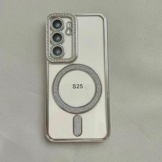 【新品未使用】GalaxyS25用☆ソフトケース シルバー