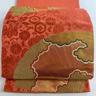 袋帯 美品 名品 六通 正絹 【中古】(帯)