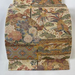 袋帯 美品 逸品 六通 正絹 【中古】(帯)