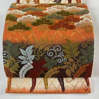 袋帯 逸品 六通 正絹 【中古】(帯)