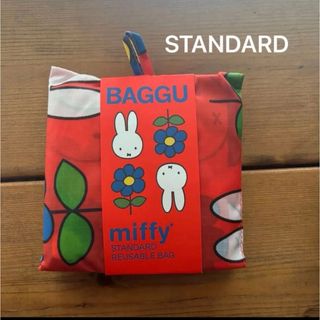 ミッフィー(miffy)のBAGGU ミッフィー　スタンダード　エコバッグ　フラワーミッフィー　(エコバッグ)
