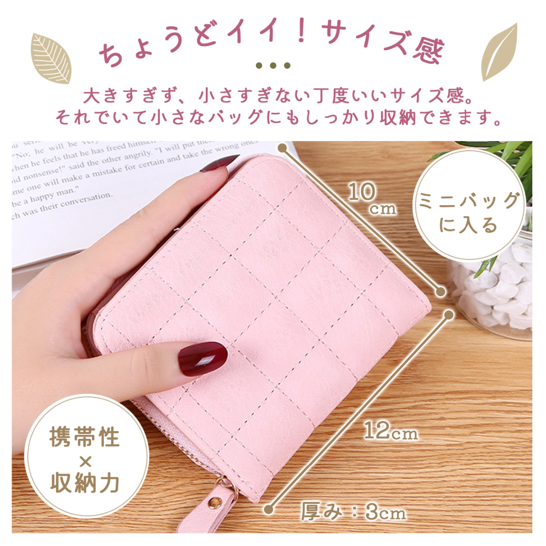 CHANEL キルティング 二つ折り財布 グレー CHANEL グレー キルティング 二つ折り財布
