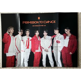 ボウダンショウネンダン(防弾少年団(BTS))のBTS PERMISSION TO DANCE JPFC 予約 特典 ポスター(アイドルグッズ)