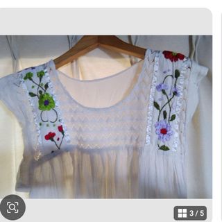 VINTAGE - 古着　ヴィンテージ　vintage ワンピース　　刺繍