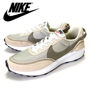 ナイキ(NIKE)の送料無料 BOXなし アウトレットプライス メンズ スニーカー ライトストーン/マットオリーブ NIKE ナイキ NIKE WAFFLE DEBUT DX2943-100 ナイキ ワッフル デビュー ne158(スニーカー)