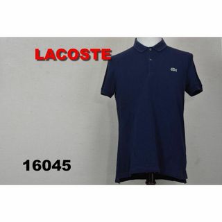 ラコステ(LACOSTE)のラコステ ポロシャツ 紺 100％ LACOSTE 16045 501 511(ポロシャツ)