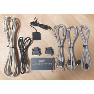 KVMスイッチセット　HDMI　4K対応　Tendak(PC周辺機器)
