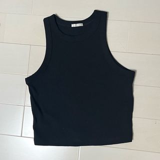 ジーユー(GU)のGU アメリカンスリーブ タンクトップ リブ編み(タンクトップ)