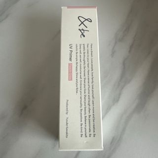 アンドビー(&be)の【新品未使用】 &be アンドビー UVプライマー ピーチグロウ SPF50+(化粧下地)