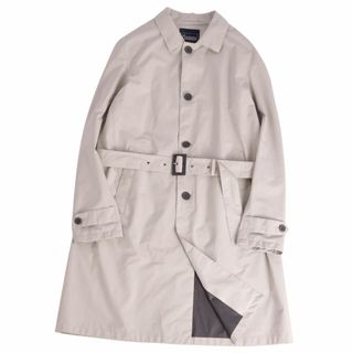 ヘルノ(HERNO)の美品 ヘルノ HERNO コート Laminar ラミナー ステンカラーコート ゴアテックス GORE-TEX メンズ 52(L) ライトグレー(ステンカラーコート)
