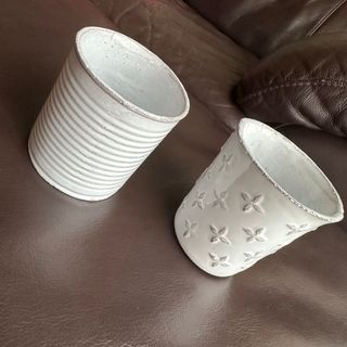 アスティエドヴィラット(ASTIER de VILLATTE)の2カップセット　Astier de Villatte アスティエ ド ヴィラット(グラス/カップ)