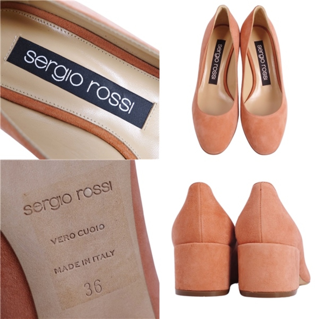 E*e様 【極美品】Sergio Rossi スエードパンプス ピンクベージュ Sergio Rossi - 未使用 セルジオロッシ SERGIO ROSSI パンプス