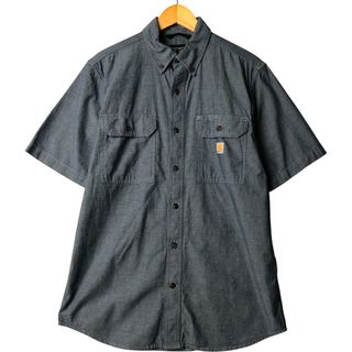 カーハート(carhartt)の古着 カーハート Carhartt ボタンダウン 半袖 ワークシャツ メンズM相当 /eaa572353(シャツ)