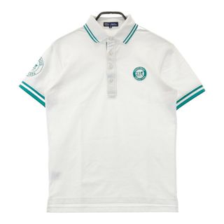 サイズ：M 23区GOLF ニジュウサンクゴルフ  半袖ポロシャツ ワッペン  ホワイト系 [240101422210] ゴルフウェア メンズ ストスト(ウエア)