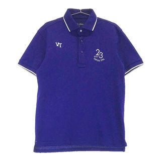 サイズ：L 23区GOLF ニジュウサンクゴルフ  半袖ポロシャツ  ネイビー系 [240101422375] ゴルフウェア メンズ ストスト(ウエア)
