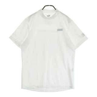 サイズ：M PUMA GOLF プーマゴルフ  ハイネック 半袖Tシャツ  ホワイト系 [240101466486] ゴルフウェア メンズ ストスト(ウエア)