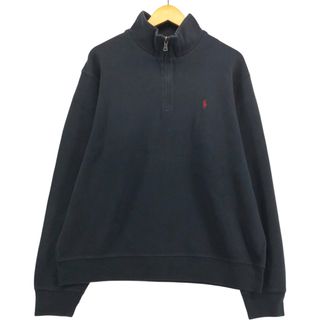 ラルフローレン(Ralph Lauren)の古着 ラルフローレン Ralph Lauren POLO by Ralph Lauren ハーフジップスウェットシャツ トレーナー メンズXL相当 /eaa545703(スウェット)