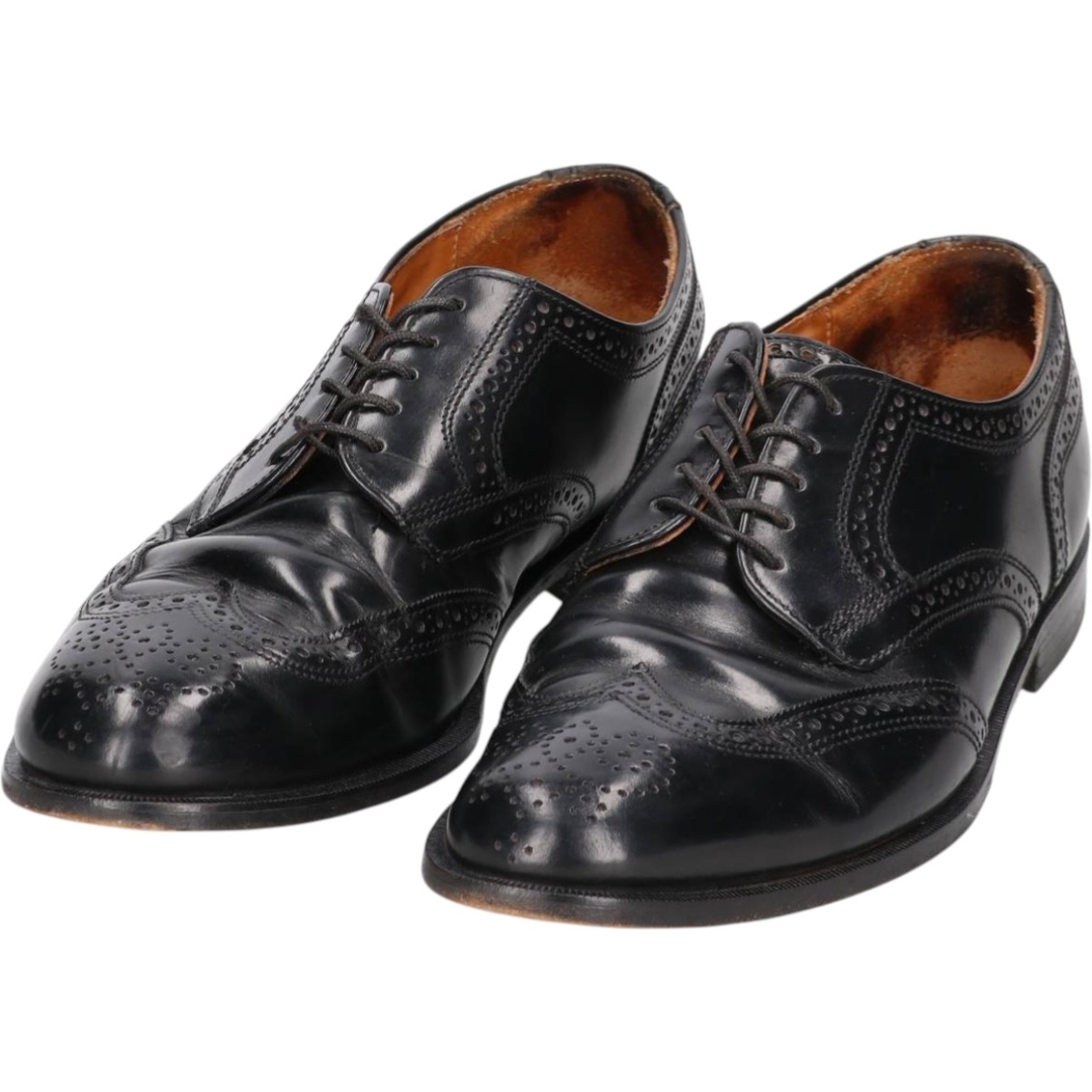 80s 90s コールハーン ウイングチップ colehaan イタリア製 10 Cole Haan - 古着 コールハーン COLEHAAN セミブローグ ウイング