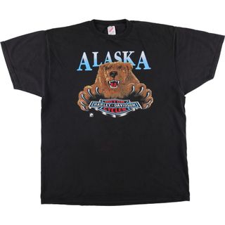 ハーレーダビッドソン(Harley Davidson)の古着 90年代 ハーレーダビッドソン Harley-Davidson USA製 メンズXXL相当 両面プリント ヴィンテージ モーターサイクル バイクTシャツ /eaa568621(Tシャツ/カットソー(半袖/袖なし))