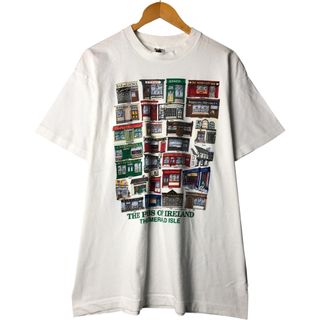 フルーツオブザルーム(FRUIT OF THE LOOM)の古着 90年代 フルーツオブザルーム FRUIT OF THE LOOM プリントTシャツ USA製 メンズXL相当 ヴィンテージ /eaa565579(Tシャツ/カットソー(半袖/袖なし))