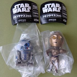 スター・ウォーズ　プラプラマスコット C-3PO R2-D2　ガチャ 2点セット