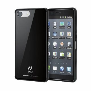 エレコム Xperia Ace ケース ハイブリッドケース [ガラスとソフト素材