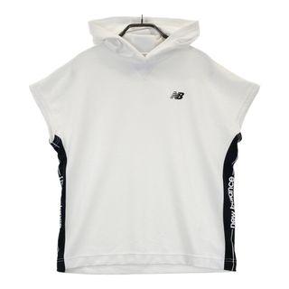 サイズ：3 NEW BALANCE GOLF ニューバランス ;2025年モデル フード付 半袖Tシャツ ホワイト系 [240101488684] ゴルフウェア レディース ストスト